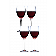 סט 4 כוסות יין 390 מ”ל BORMIOLI